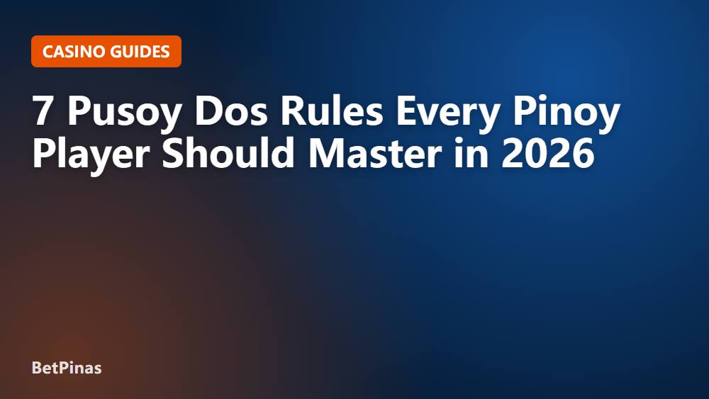 7 Pusoy Dos Rules Every Pinoy Player Should Master in 2026