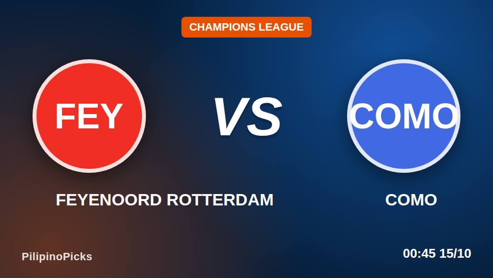 Feyenoord vs Como: What Changed This Champions League Season