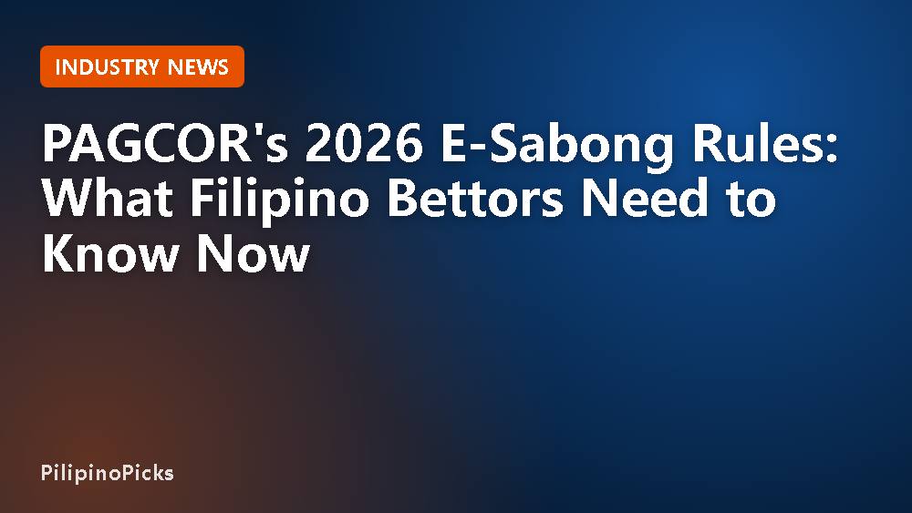 PAGCOR's 2026 E-Sabong Rules: What Filipino Bettors Need to Know Now